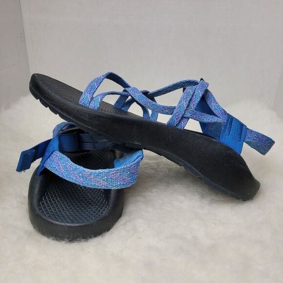 Chaco Sports Classic ZX1 Braid Blue Water Beach Sandals Womens Size 6 - Picture 6 of 10